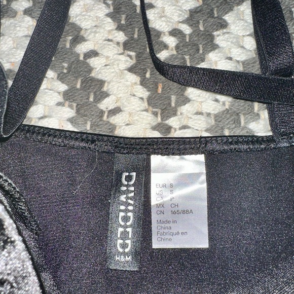 Divided Corset Cropped Top Small - Picture 3 of 4